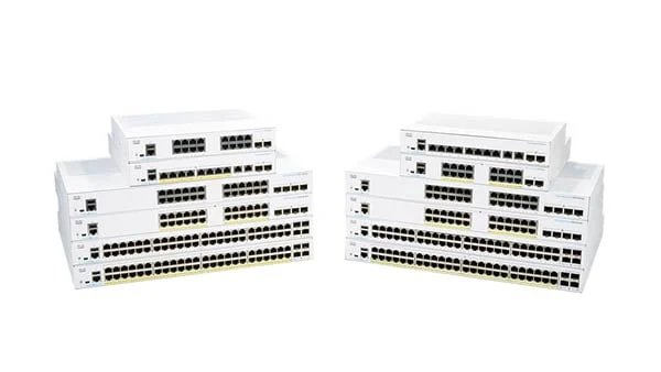 عکس نمونه سوئیچ ۲۴ پورت PoE سیسکو — Cisco Business 350 Series